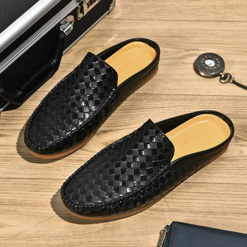 Efim | Mules Tipo Mocasín Sin Cordones Con Tejido Trenzado