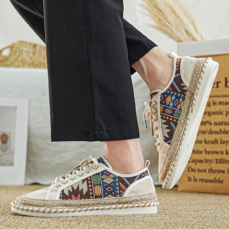 Malek | Zapatillas Tipo Alpargata Con Diseño de Cordones