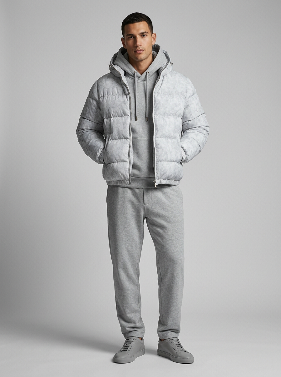Amar | Chaqueta acolchada con capucha