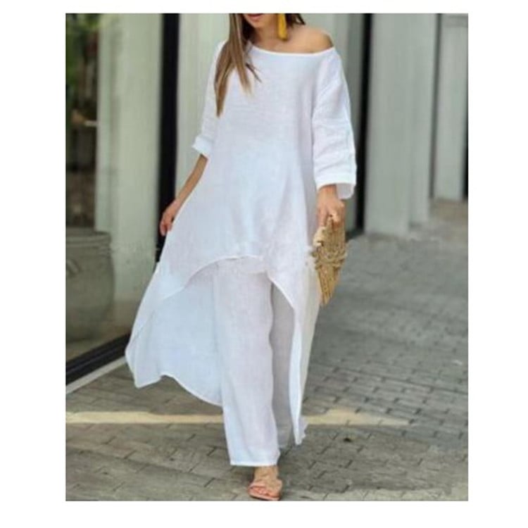 Liselotte | Conjunto De Dos Piezas Túnica Asimétrica Y Pantalón