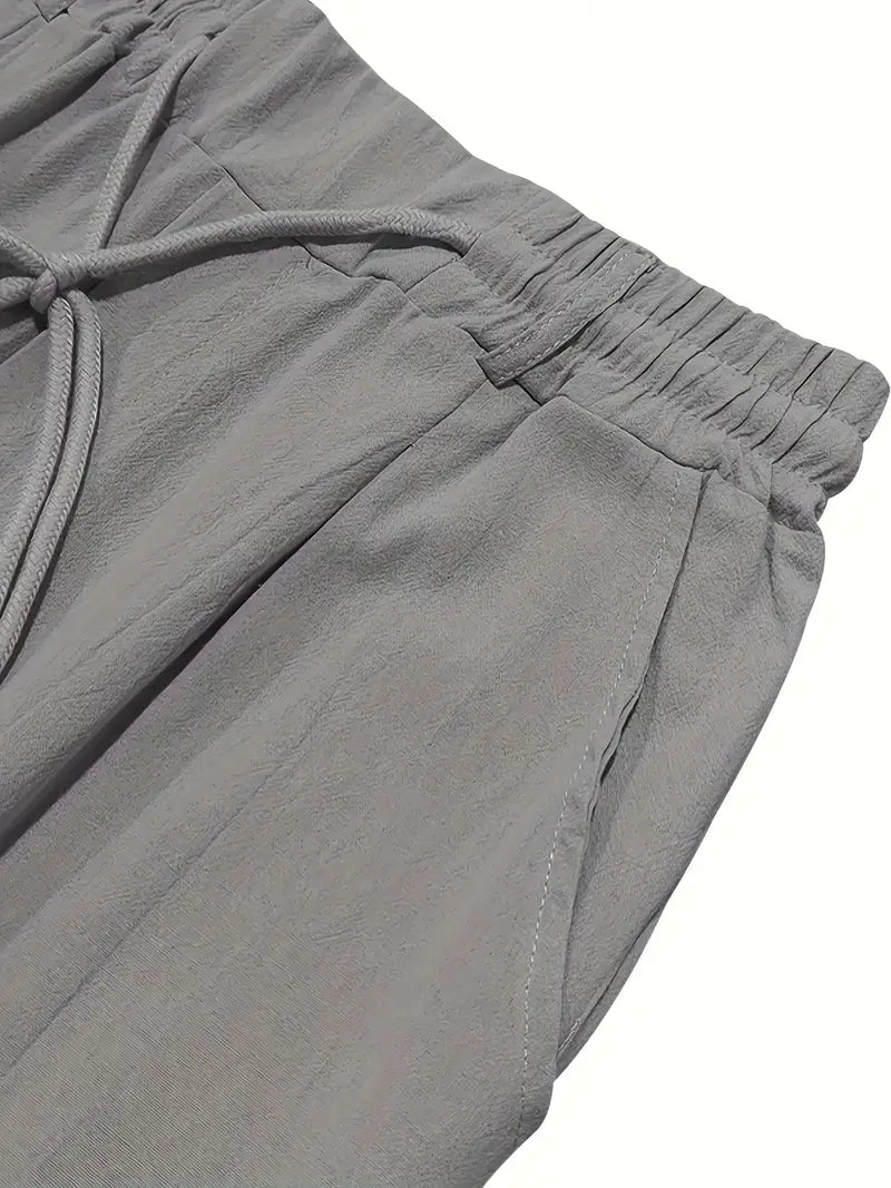 Nichols | Pantalón Lino Hombre Casual Cordón