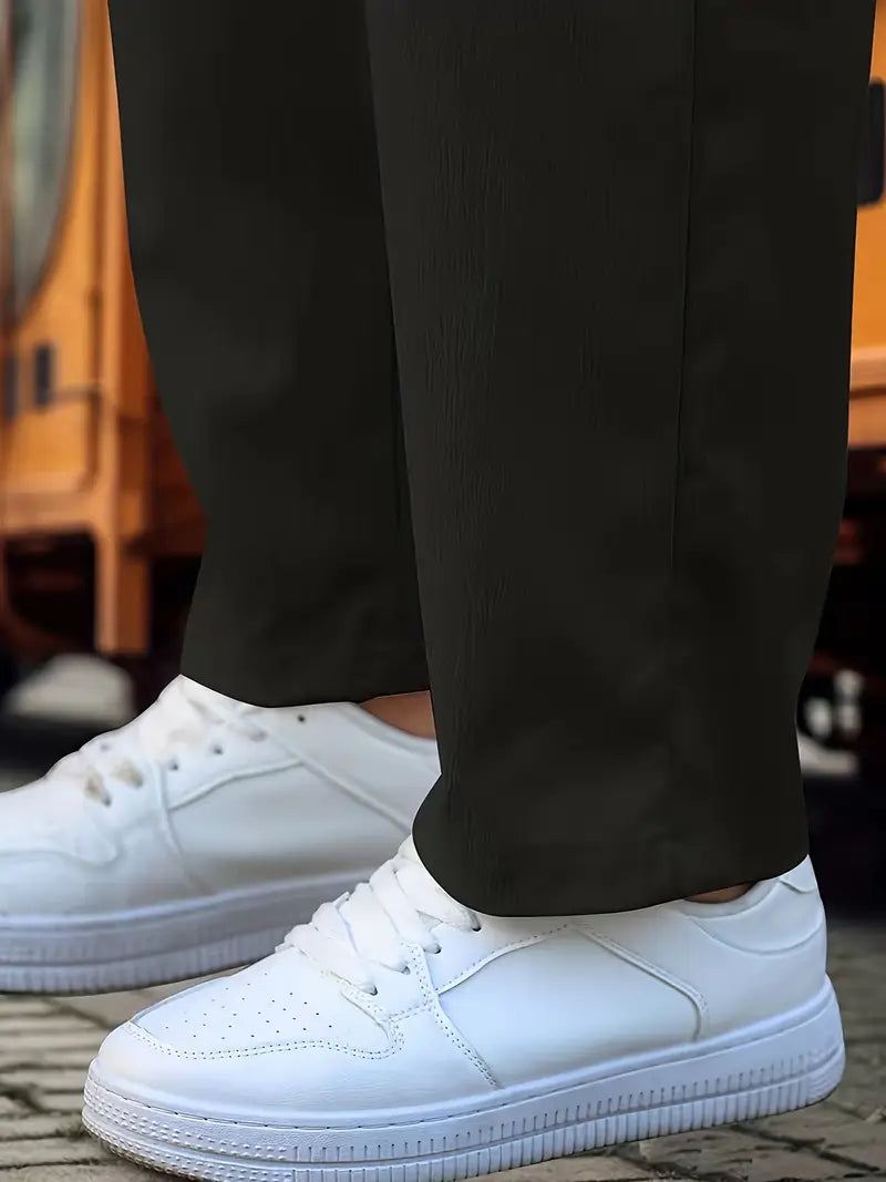 Travys | Pantalones Jogger Rectos Con Cordón y Bolsillos