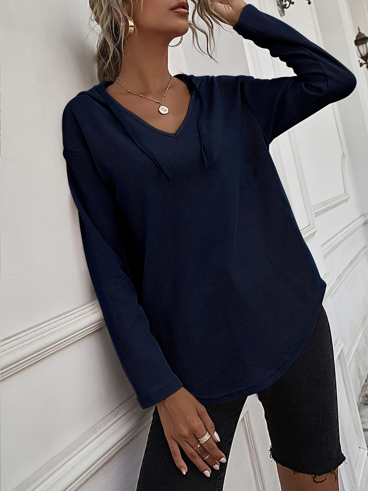 Laurette | Sudadera con Capucha de Manga Larga
