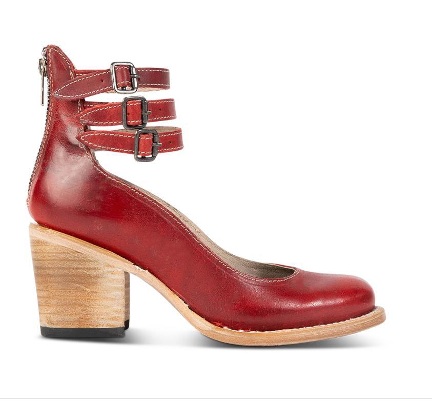 Steffie - Zapatos de Salón Con Tacón Grueso y Tiras