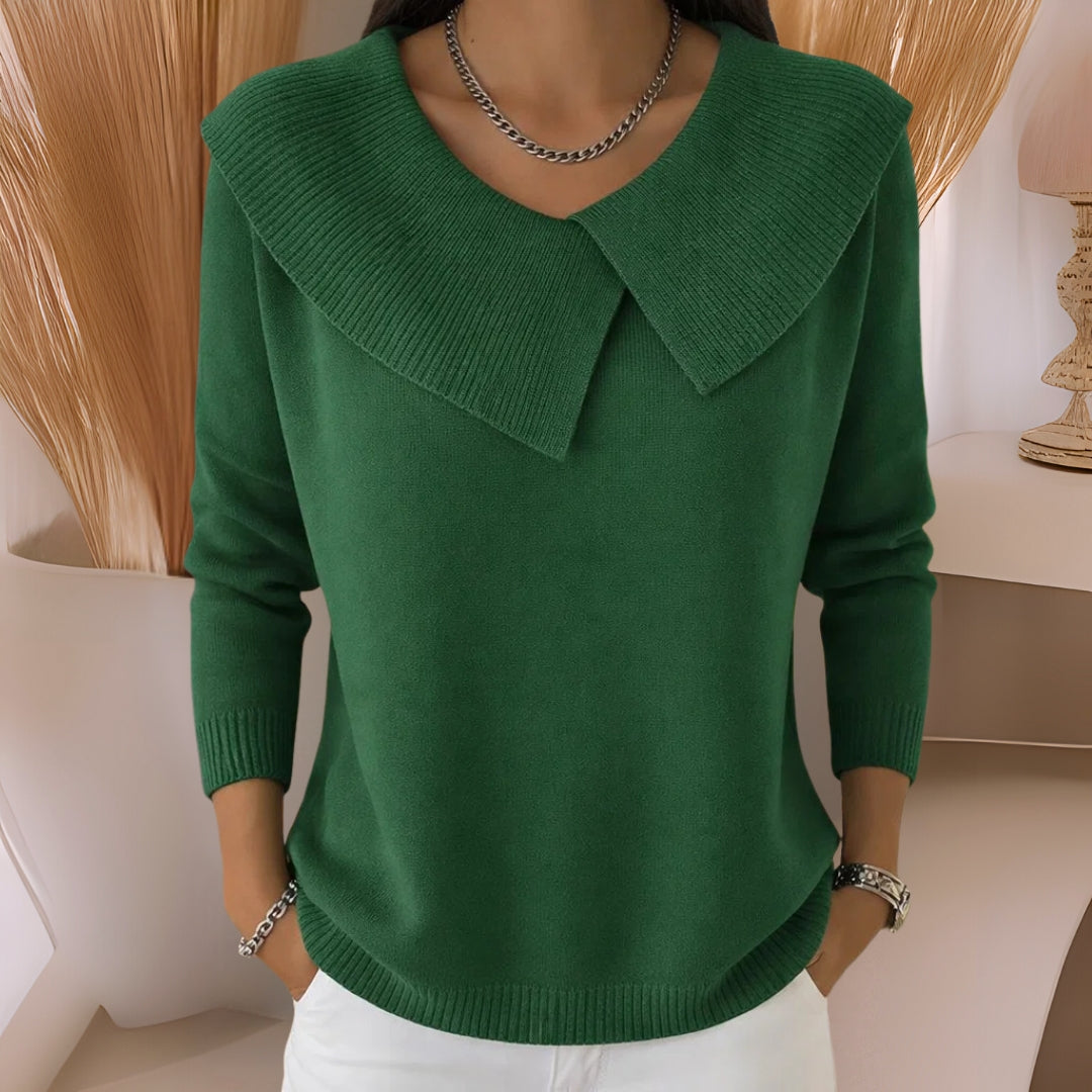 Yamina | Jersey De Punto Con Cuello Acanalado Oversize