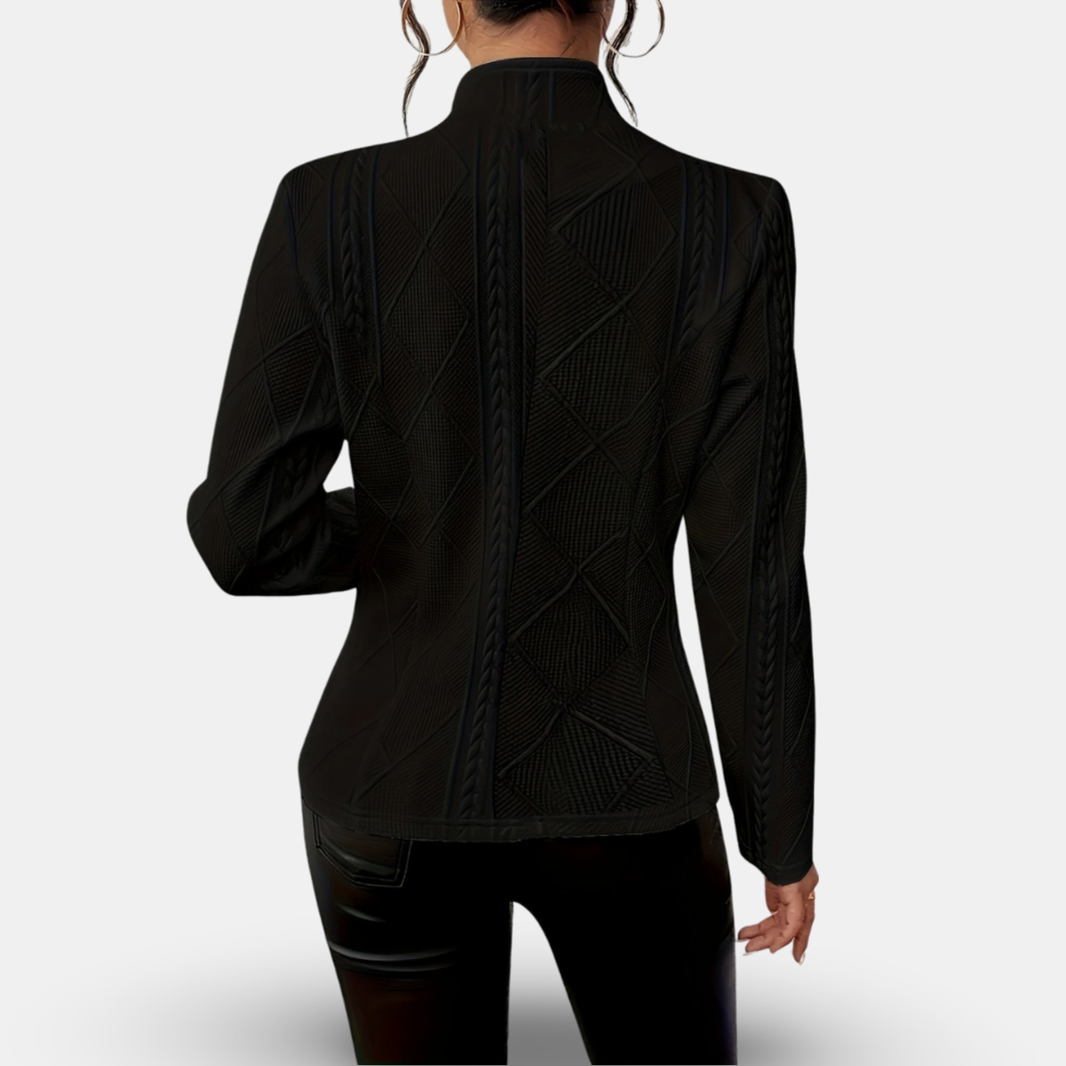 Lynn | Blazer De Manga Larga Con Textura Y Tres Botones