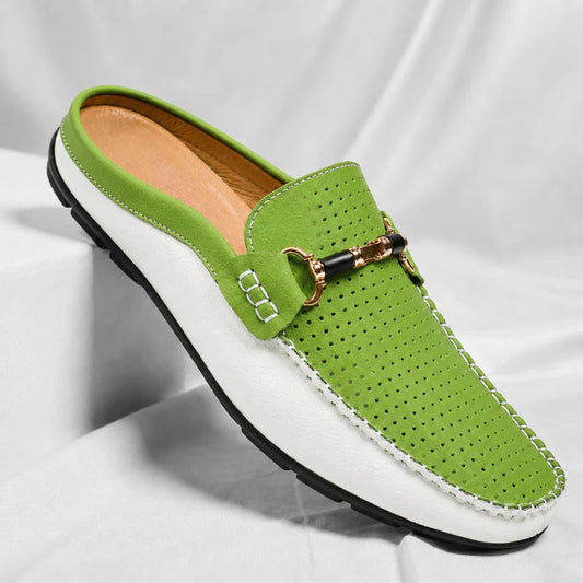Yerson | Mules Sin Cordones Con Perforaciones