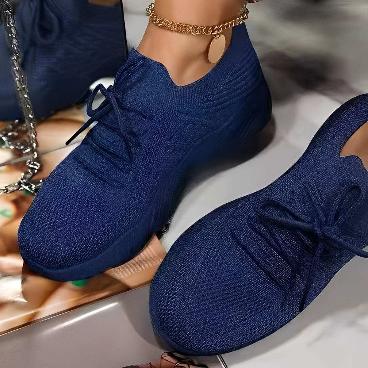 Gwenenis | Zapatillas cómodas y transpirables con plantilla acolchada
