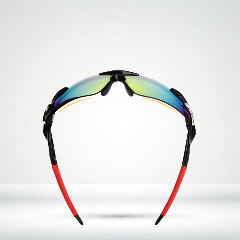 Salmeron - Gafas de Sol Deportivas Envolventes Con Montura Media y Lente Tipo Pantalla