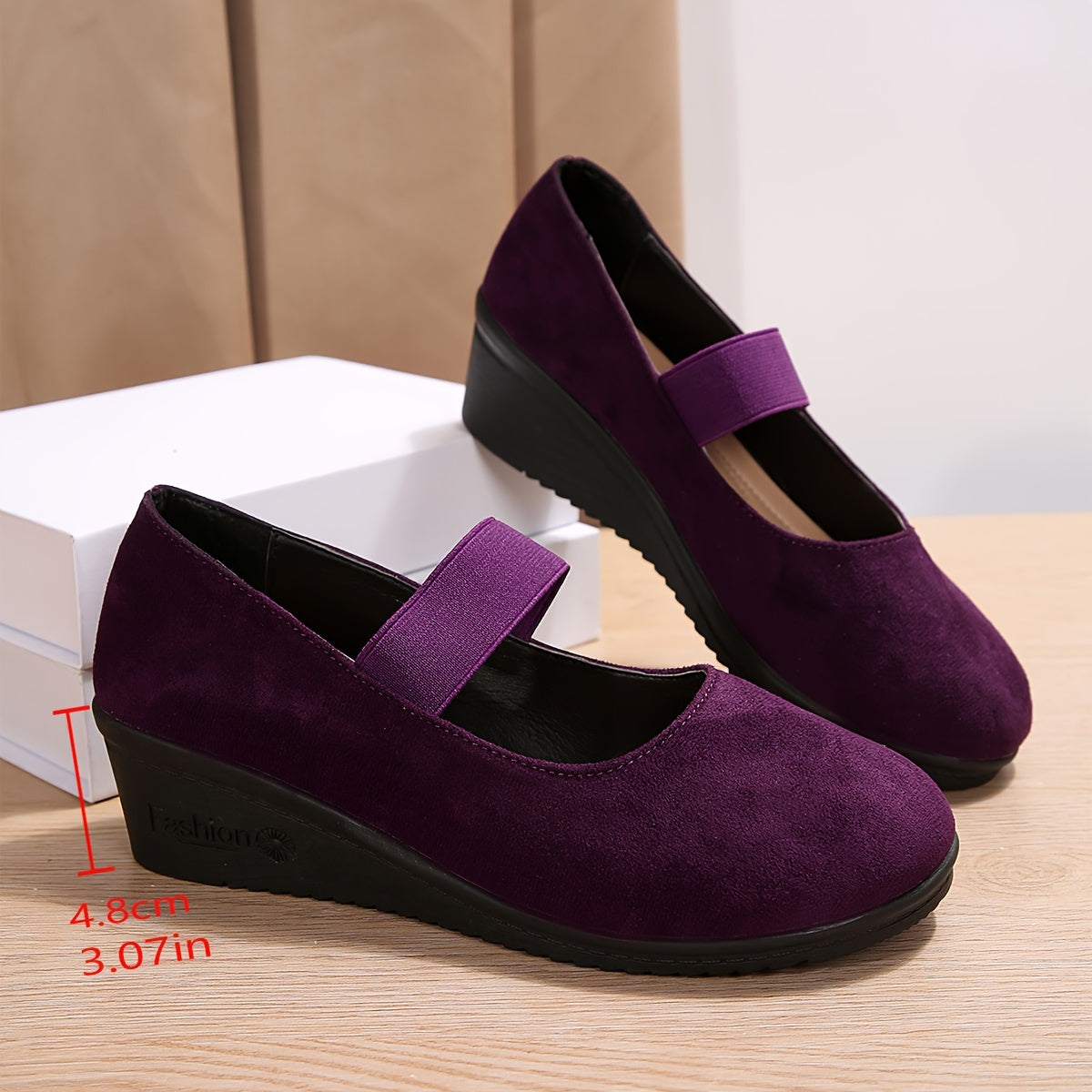 Amelia | Zapatos de cuña con diseño de tira