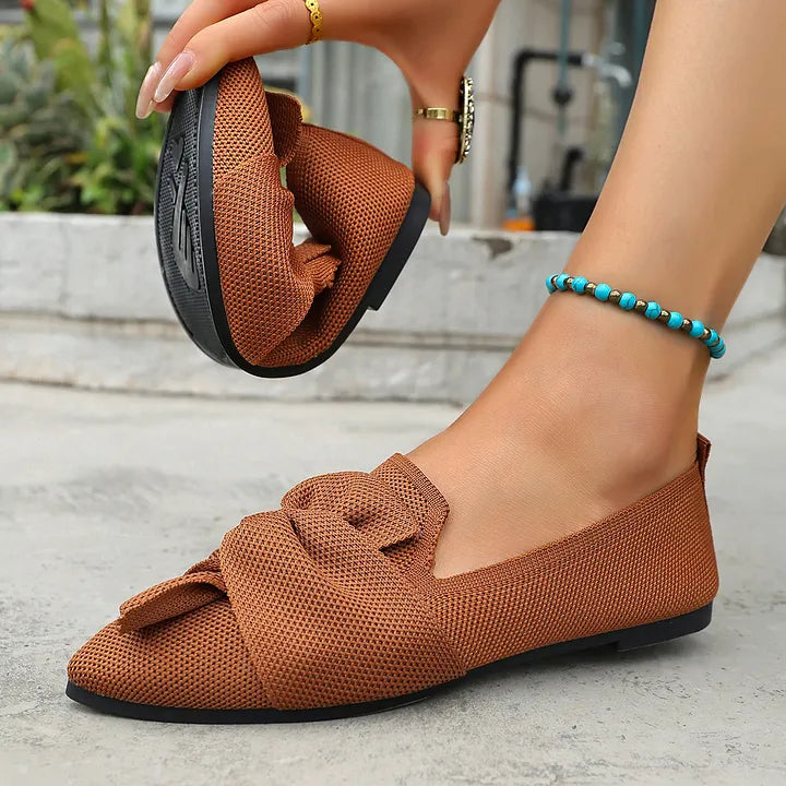 Hiromi | Zapatos Planos Slip On con Lazo