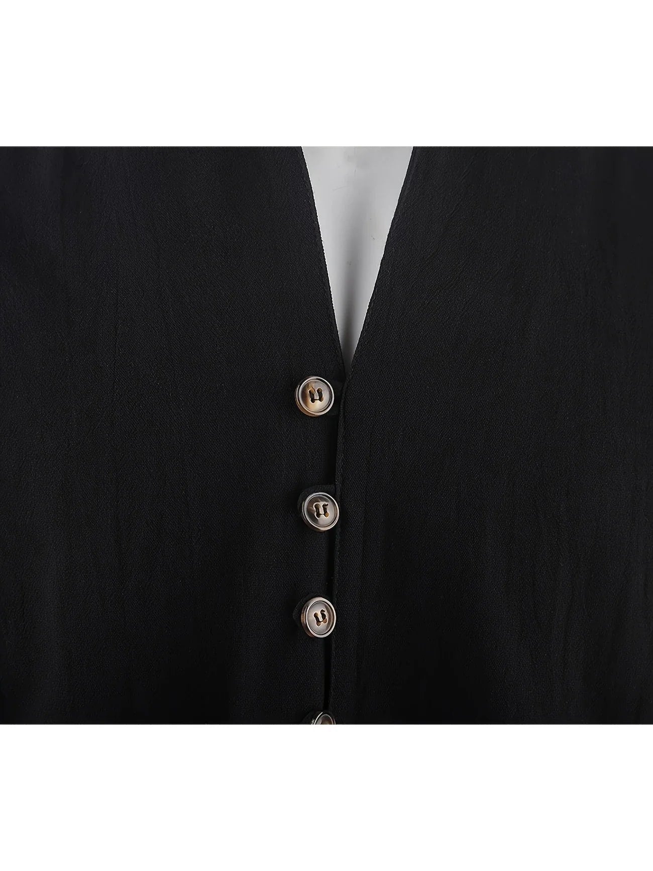 Shayne | Camisa De Hombre Con Cuello Alto Y Botones en La Parte Delantera