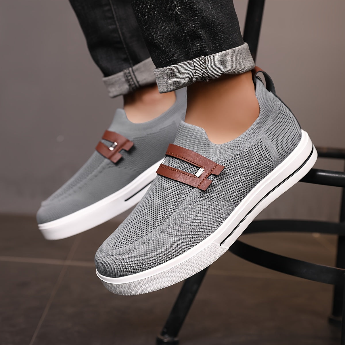 Reina | Zapatos Hombre Casual Tejidos Sin Agujetas