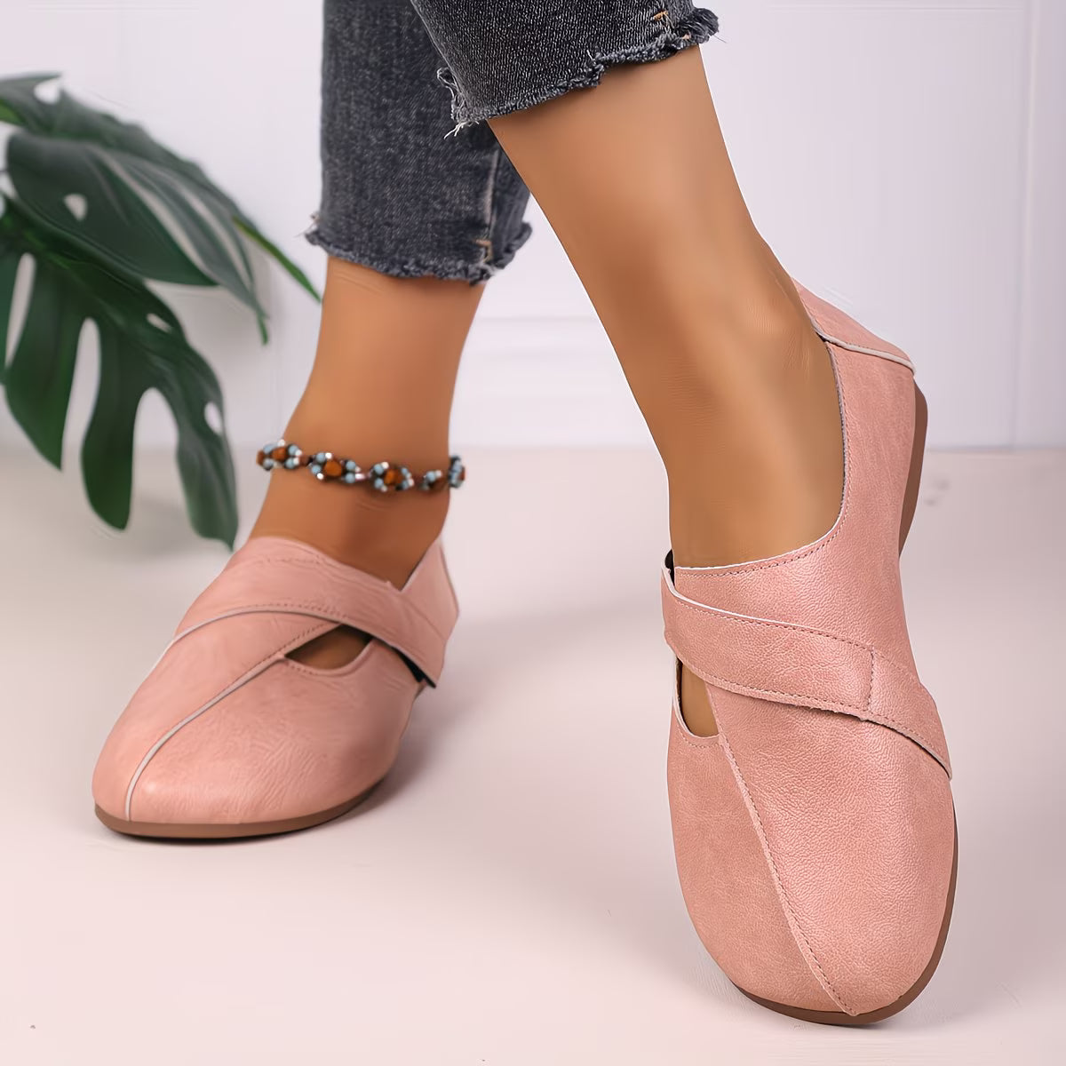 Tandara | Bailarinas Con Diseño De Tiras Cruzadas Y Aberturas