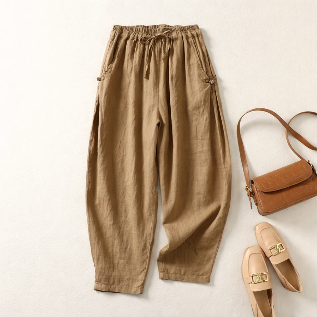 Zerelda | Pantalón Holgado Con Cordón Ajustable