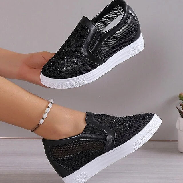 Ormira | Zapatillas De Plataforma Sin Cordones Con Pedrería Para Mujer