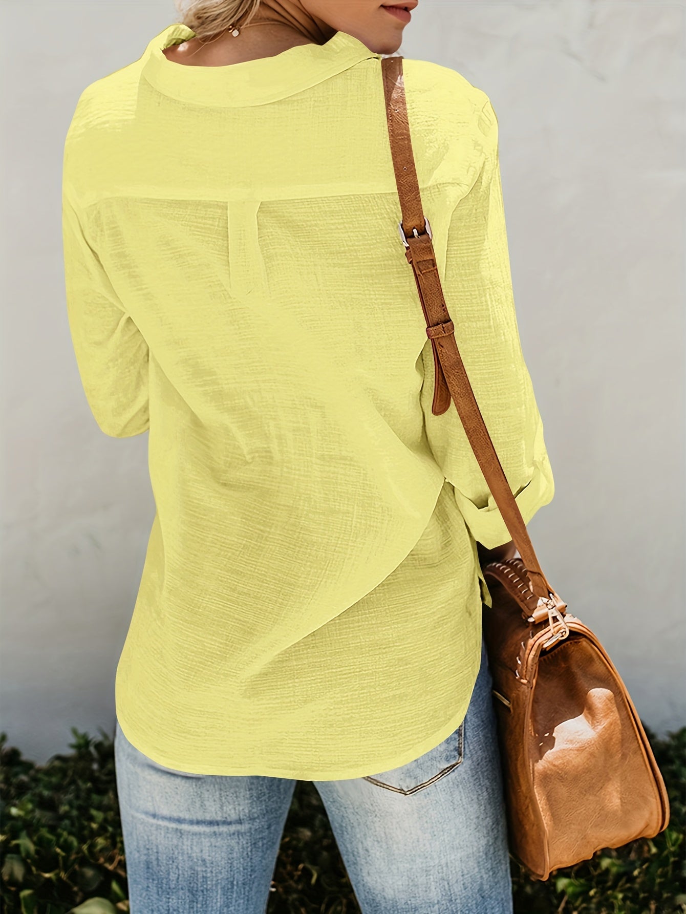Priscilla | Camisa De Manga Larga Con Botones Y Bolsillos