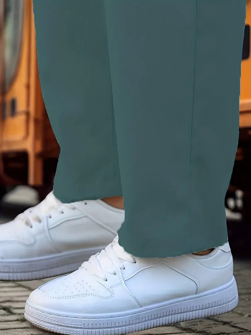 Travys | Pantalones Jogger Rectos Con Cordón y Bolsillos