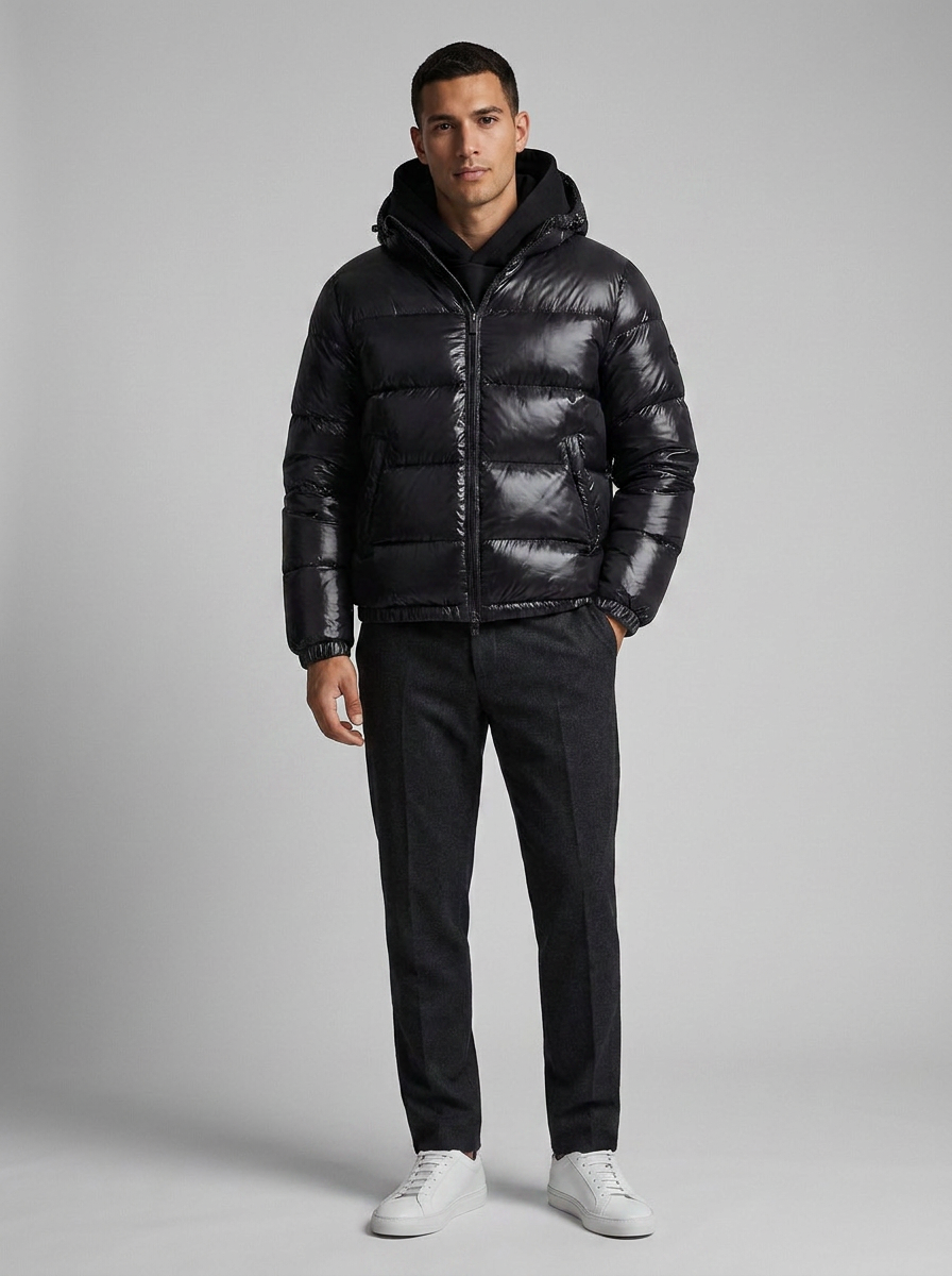 Amar | Chaqueta acolchada con capucha