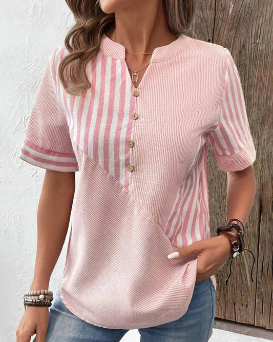 Lilly - Blusa De Rayas Suaves