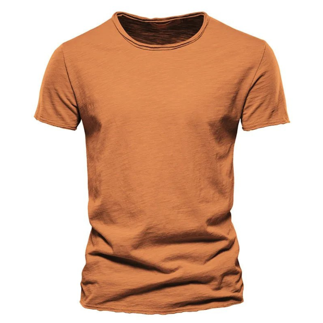 Jonatan | Camiseta Básica Manga Corta Cuello Redondo