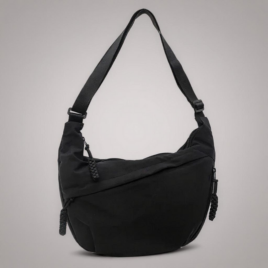 Soukaina | Bolso De Hombro Curvo Con Cremalleras