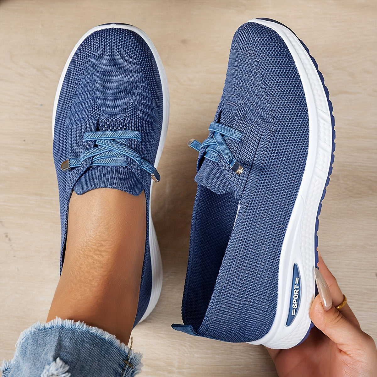 Olympe | Zapatillas Slip-On Tejido Ligero Suela Flexible