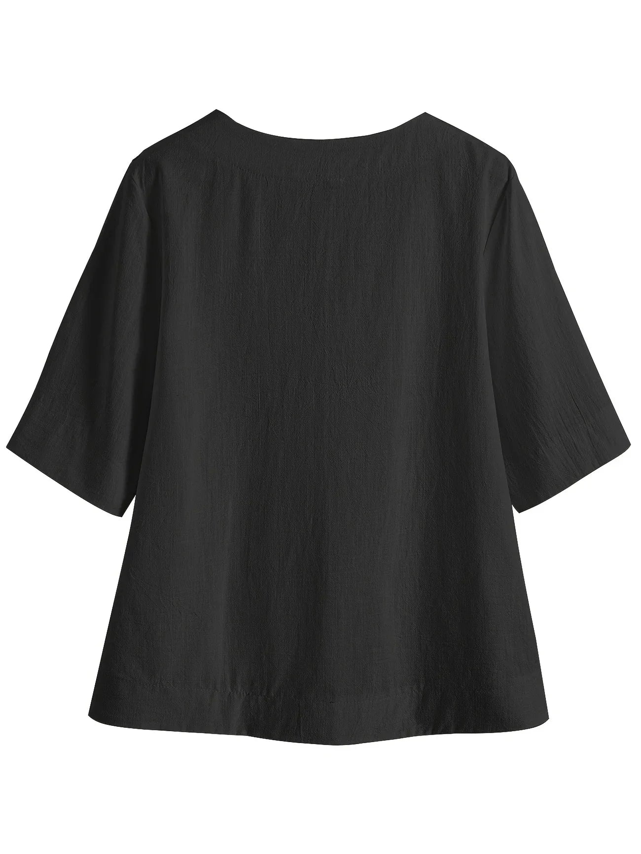 Mattea | Blusa Holgada Manga Corta Cuello V