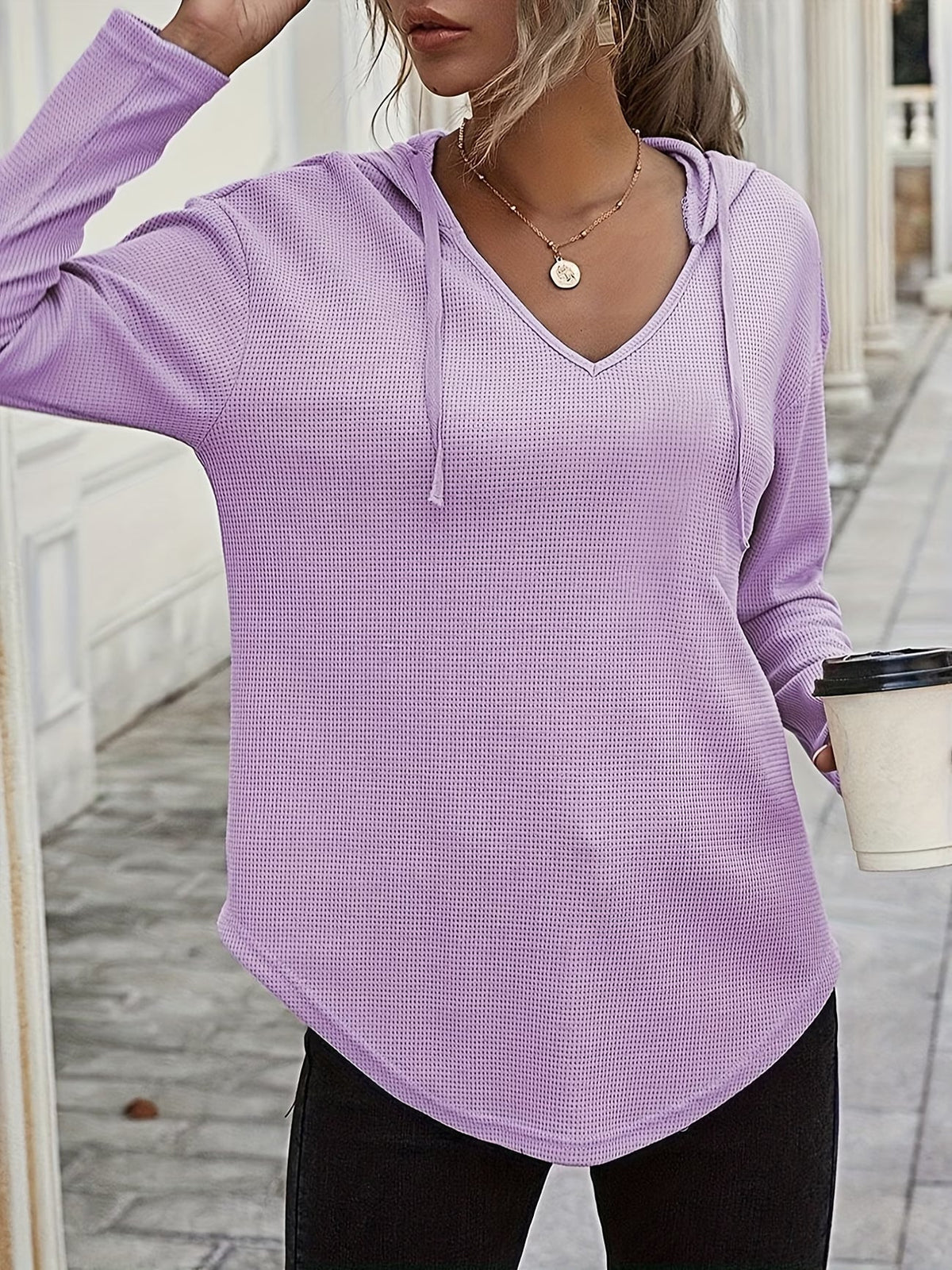 Laurette | Sudadera con Capucha de Manga Larga