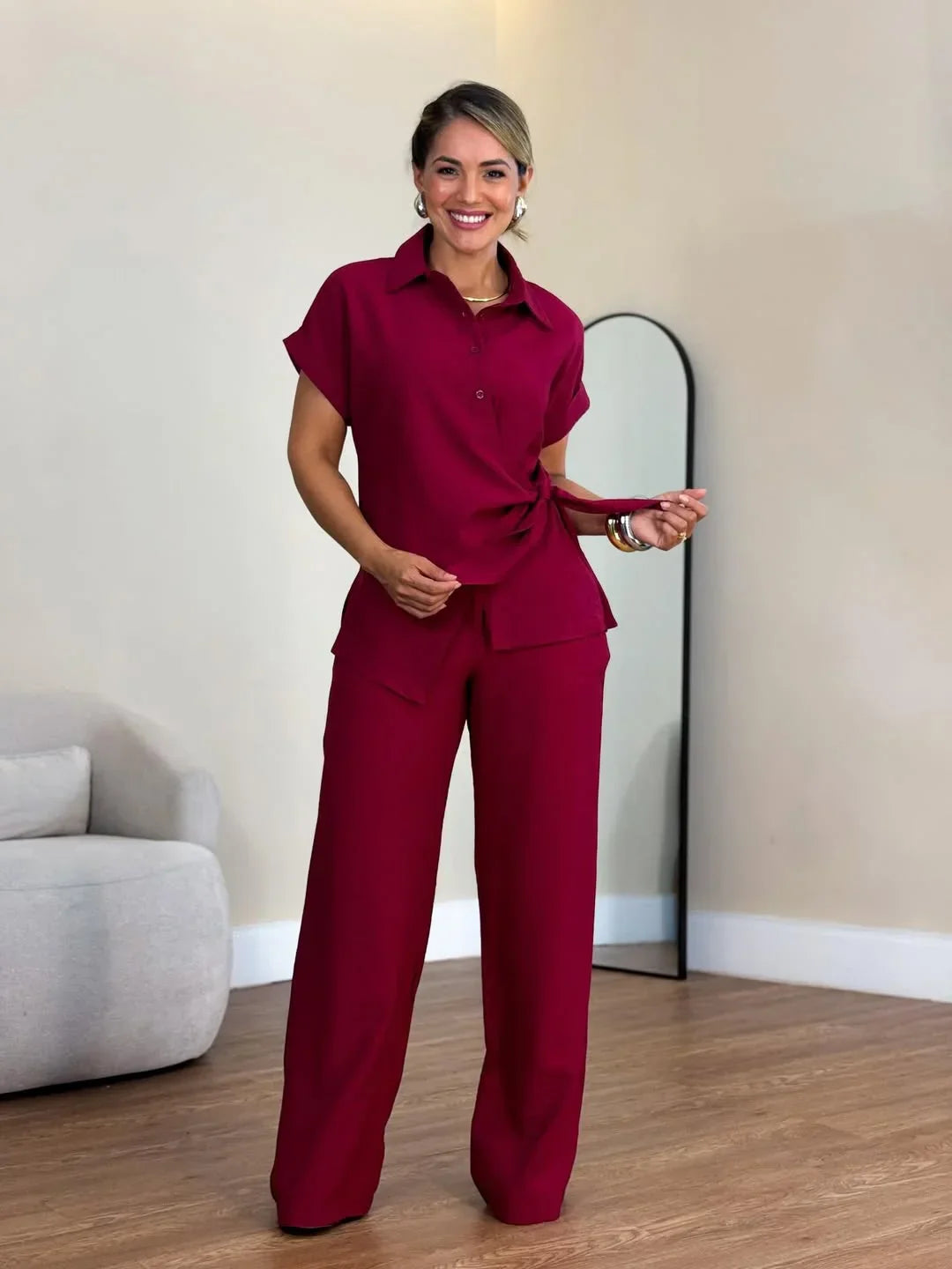 Lorie | Conjunto Dos Piezas Con Lazo Frontal