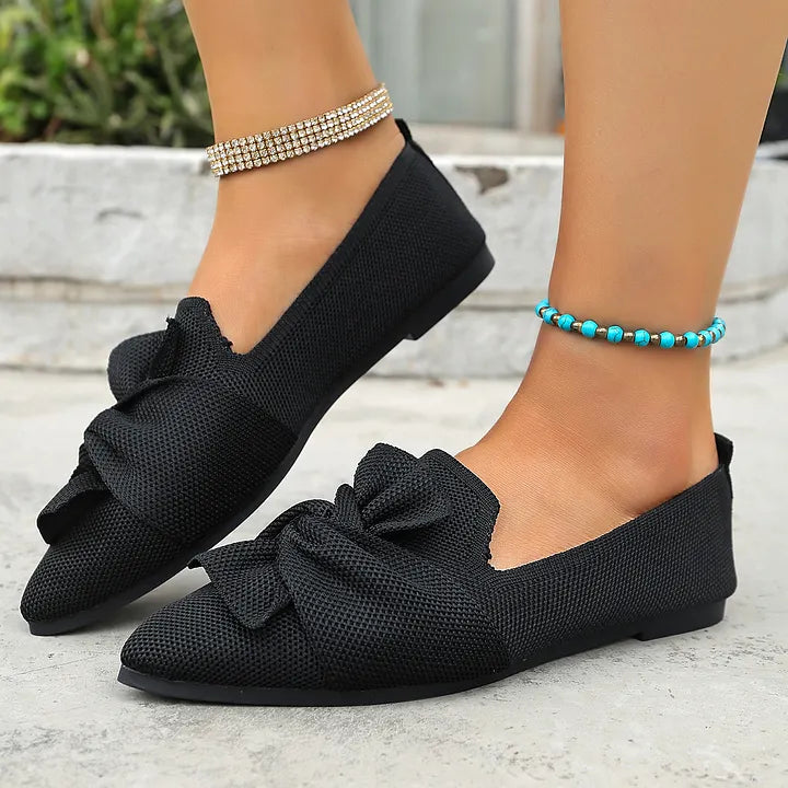 Hiromi | Zapatos Planos Slip On con Lazo