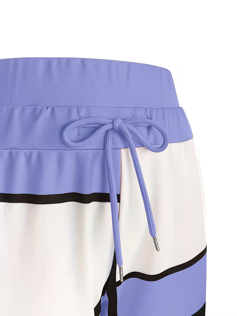 Loana | Conjunto de Dos Piezas con Capucha Color Block