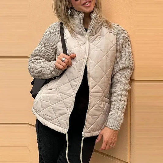 Daphne | Chaqueta acolchada con mangas de punto