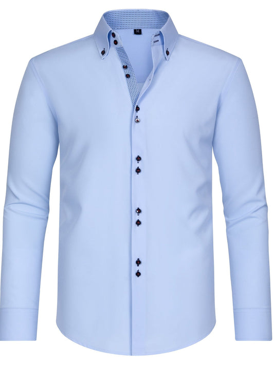 Remco | Camisa Entallada De Manga Larga Con Botones