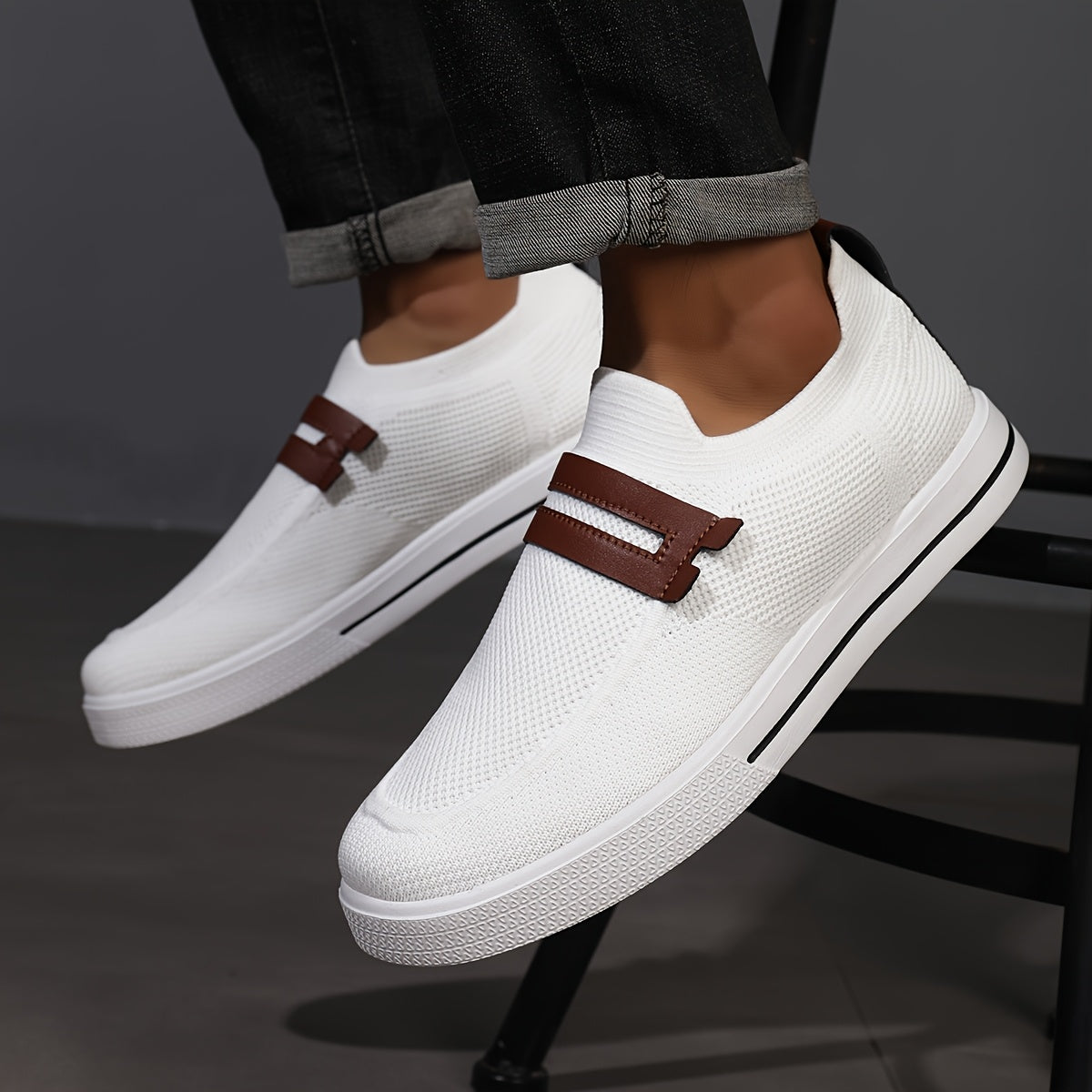 Reina | Zapatos Hombre Casual Tejidos Sin Agujetas