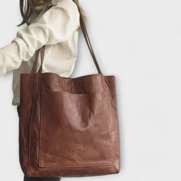 Patty - Bolso tote Grande de Imitación de Piel Suave
