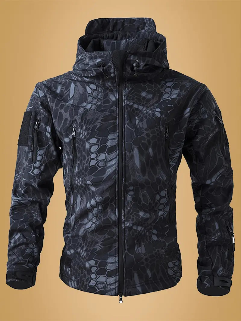 Mikel | Chaqueta Militar con Capucha Camuflada