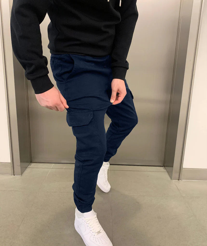 Marko - Pantalones Jogger Cargo de Corte Ajustado Con Cordón