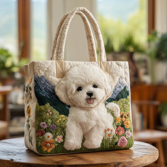 Wilairat | Bolso Tote Acolchado Con Estampado De Perro