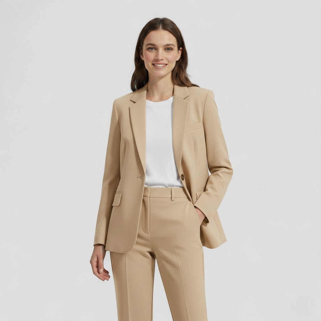 Sunniva | Conjunto de Blazer y Pantalones Ajustados