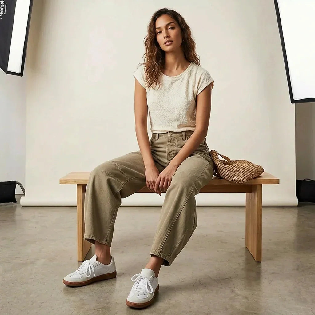 Samira | Jeans de Cintura Alta Ajuste Relajado
