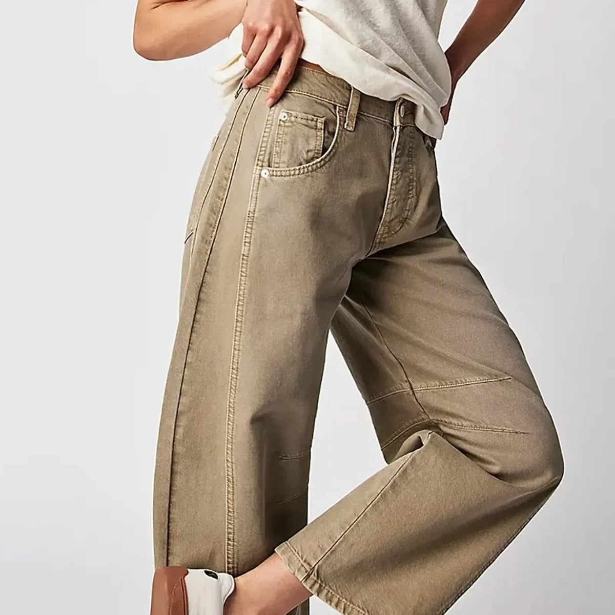 Samira | Jeans de Cintura Alta Ajuste Relajado
