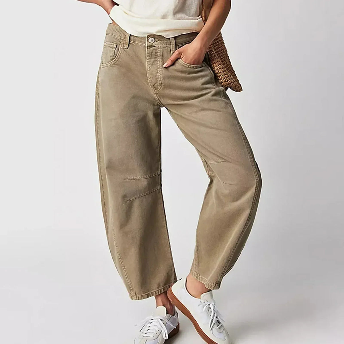 Samira | Jeans de Cintura Alta Ajuste Relajado