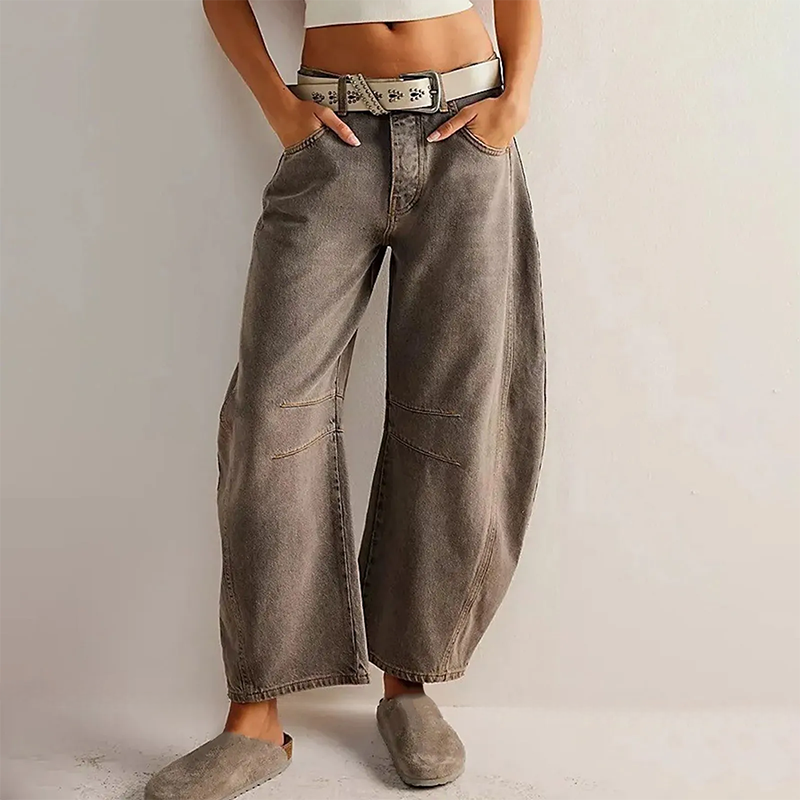 Samira | Jeans de Cintura Alta Ajuste Relajado