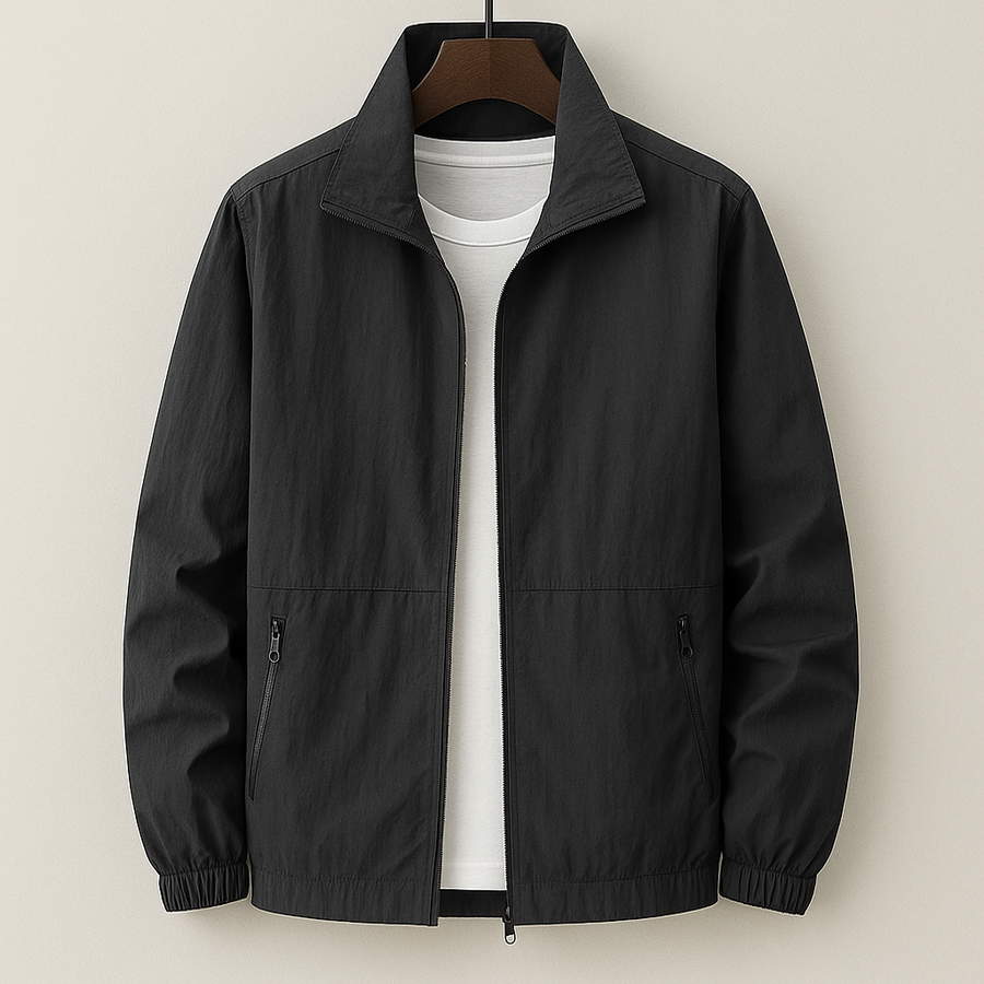 Jeffar | Chaqueta Ligera con Cremallera Frontal