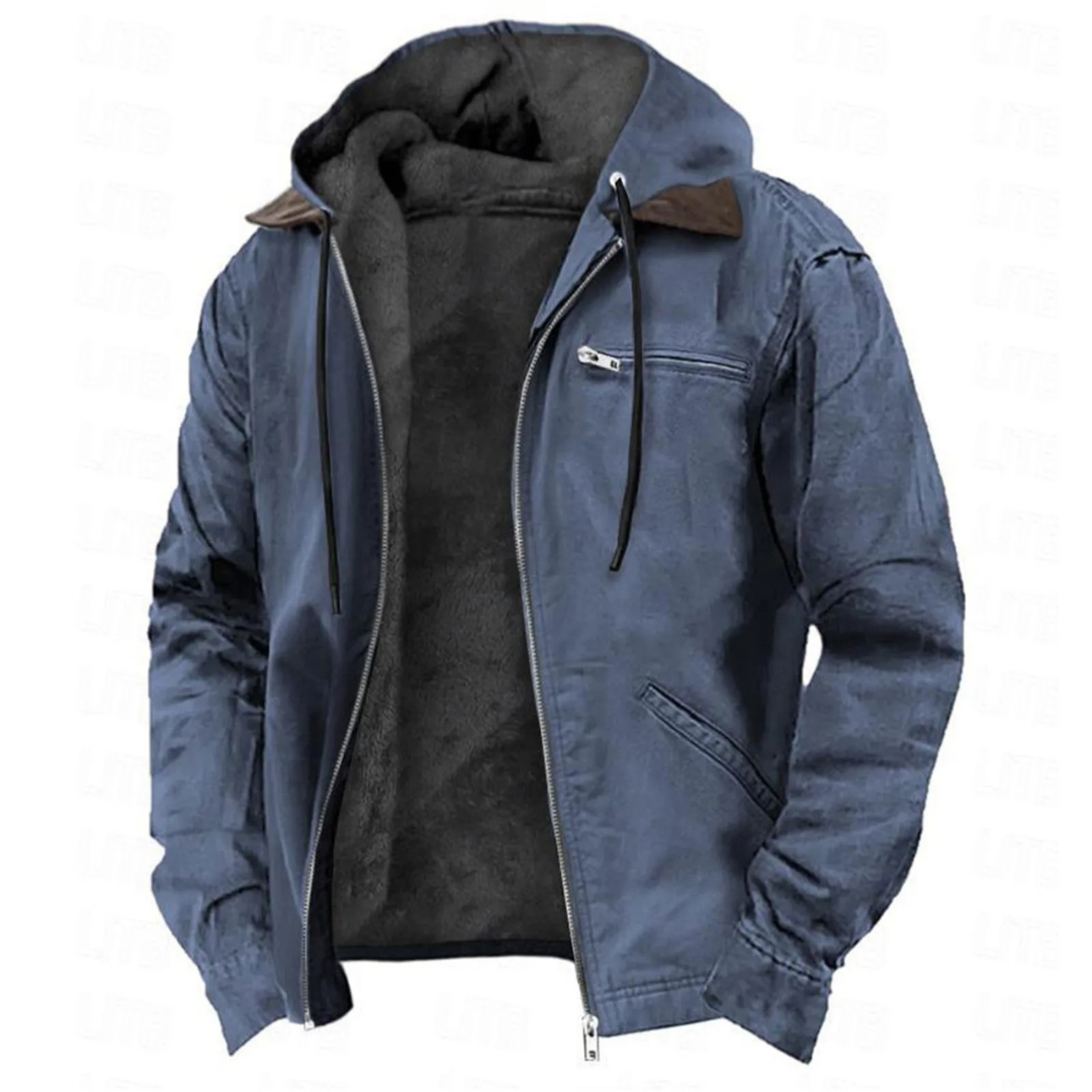 Friedhelm | Chaqueta Con Capucha, Cremallera Y Forro Polar