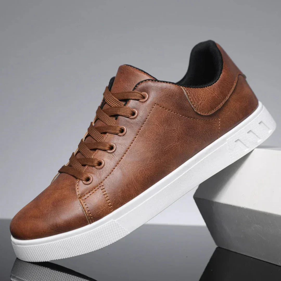 Bert - Zapatillas Deportivas Marrones Con Cordones