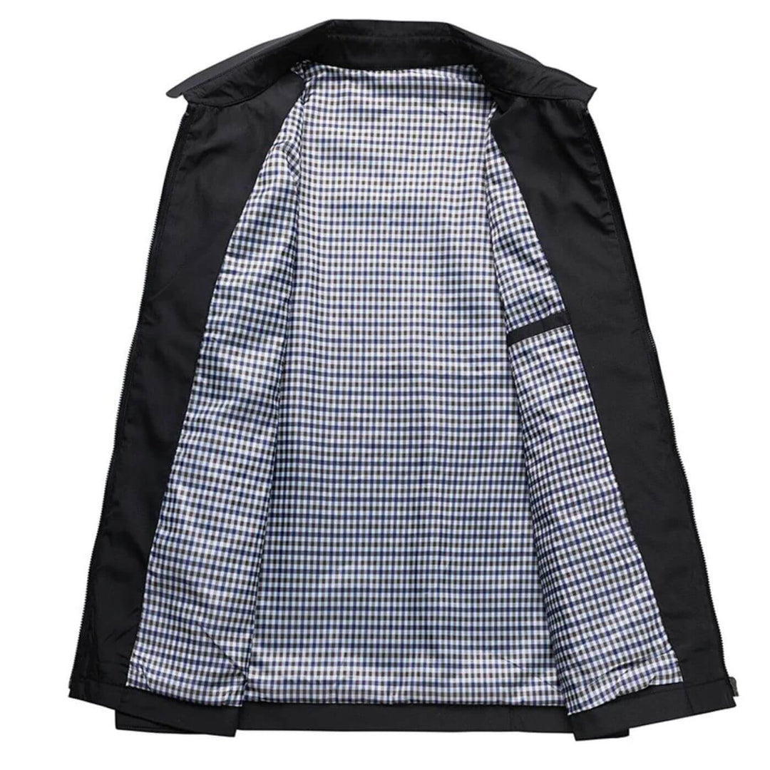 Higinio | Chaqueta De Cuello Alto, Manga Larga Y Cremallera Frontal