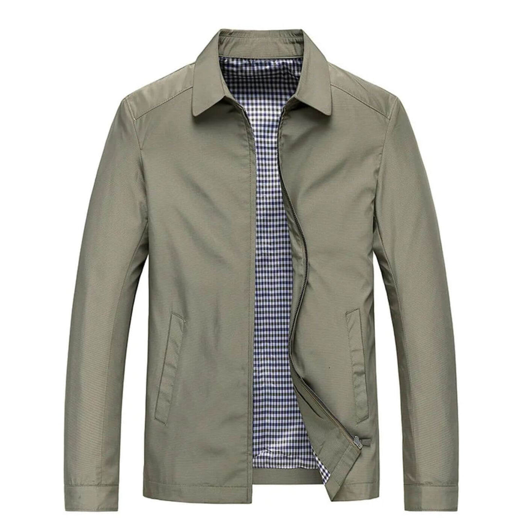Higinio | Chaqueta De Cuello Alto, Manga Larga Y Cremallera Frontal