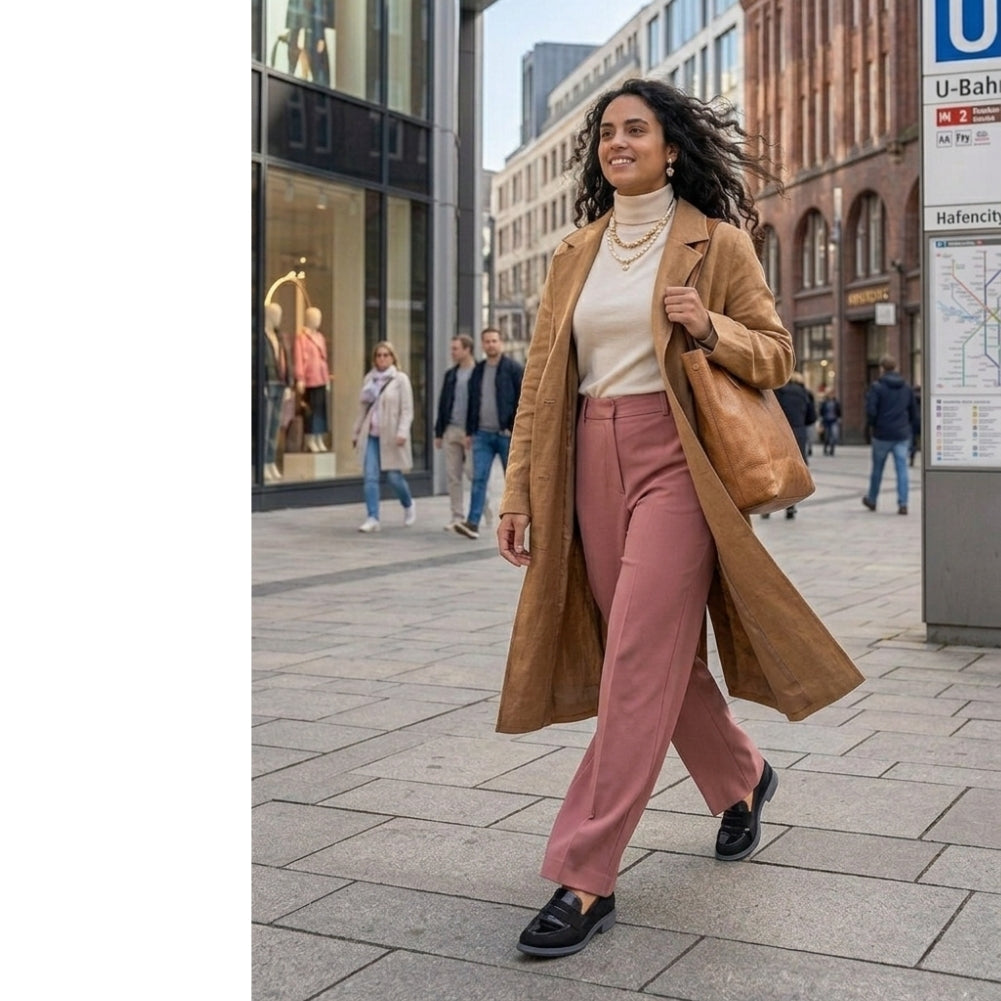Minka | Mocasines De Ante Sin Cordones Con Detalles De Textura De Cocodrilo